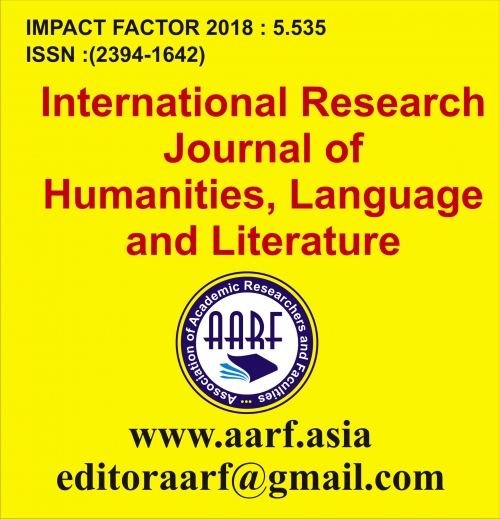 International Research Journal Of Humanities, Language And Literature 