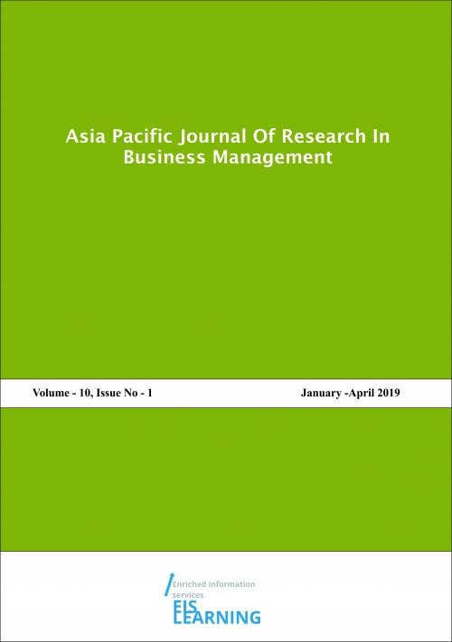 Asia Pacific Journal Of Research In Business Management, 