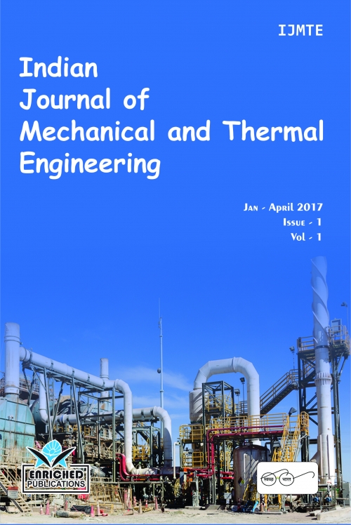 Indian Journal of Mechanical and Thermal Engineering